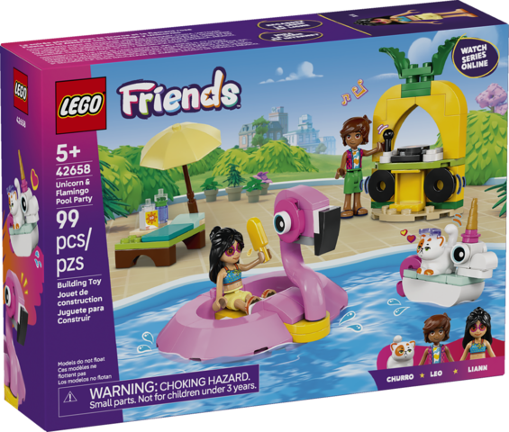 LEGO® Friends Unicorn & Flamingo Pool Party