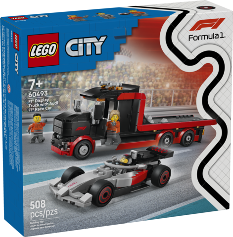 LEGO® City F1® Display Truck with Audi F1® Race Car