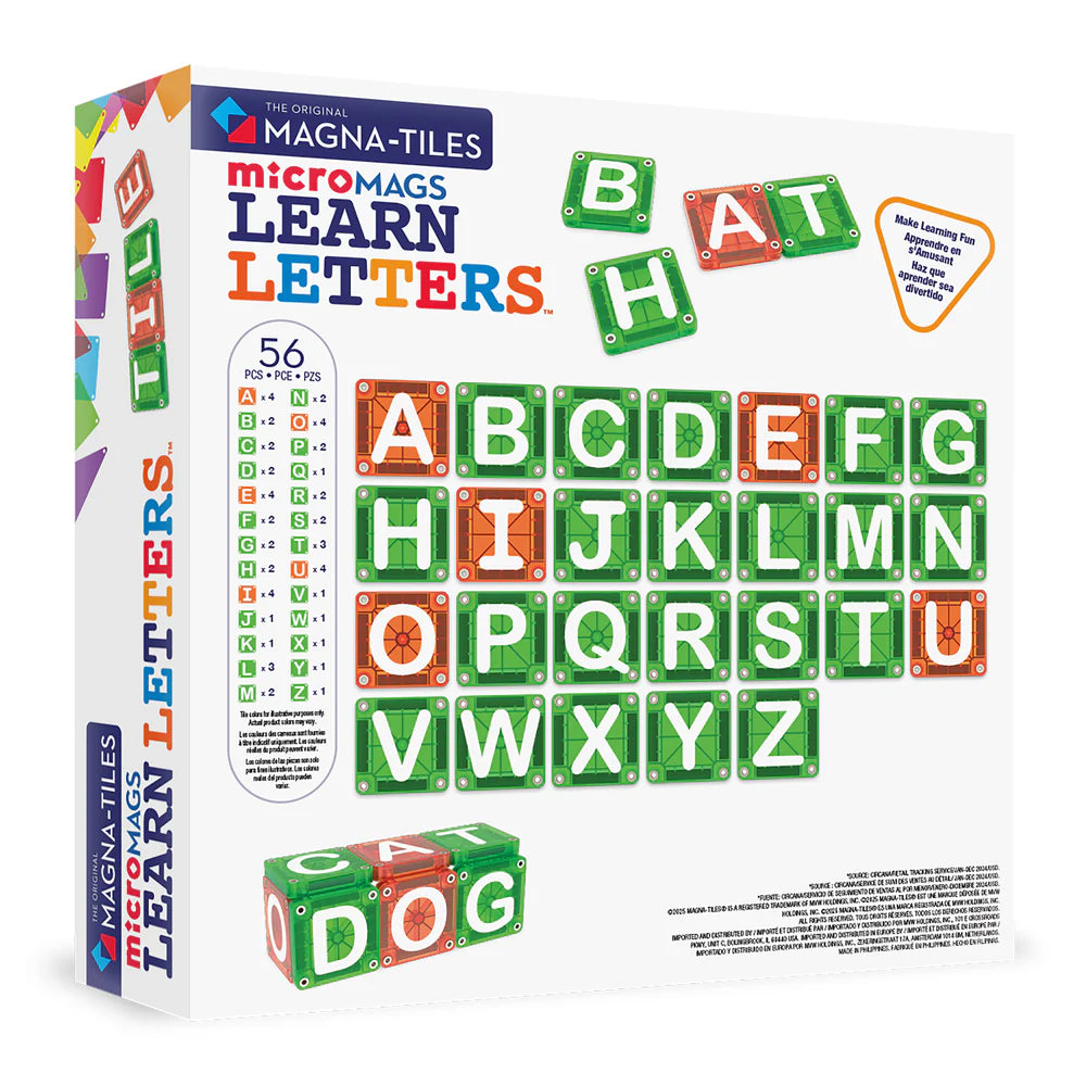 Magna-Tiles® Learn Letters Micromags