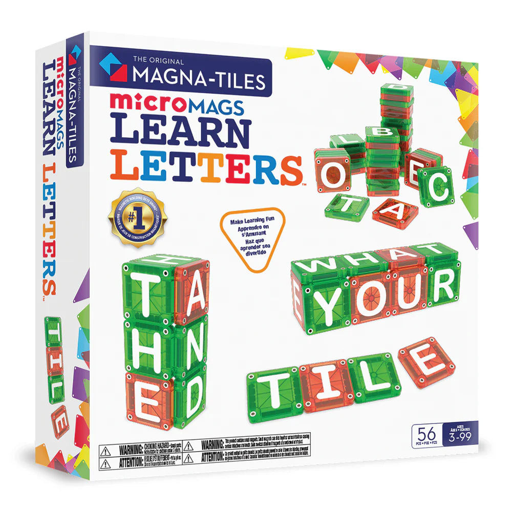 Magna-Tiles® Learn Letters Micromags