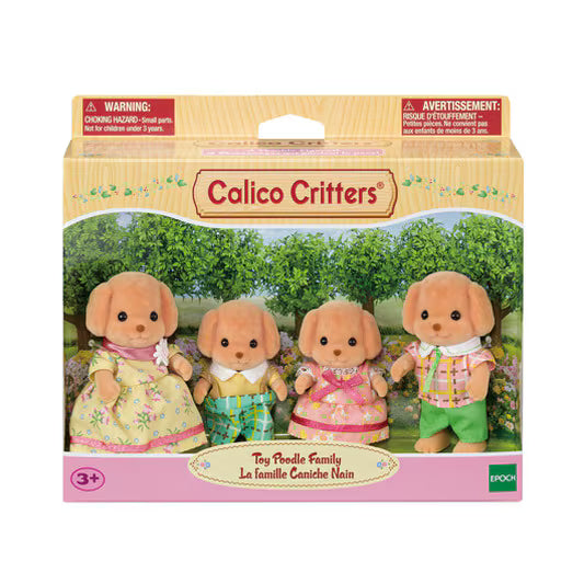 Toy Poodle Family Calico Critters
