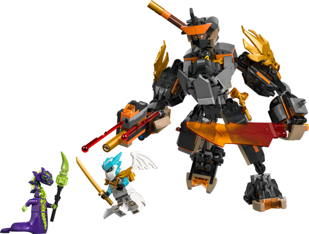 LEGO® NINJAGO® Cole's Mission Mech & Dragon Zane