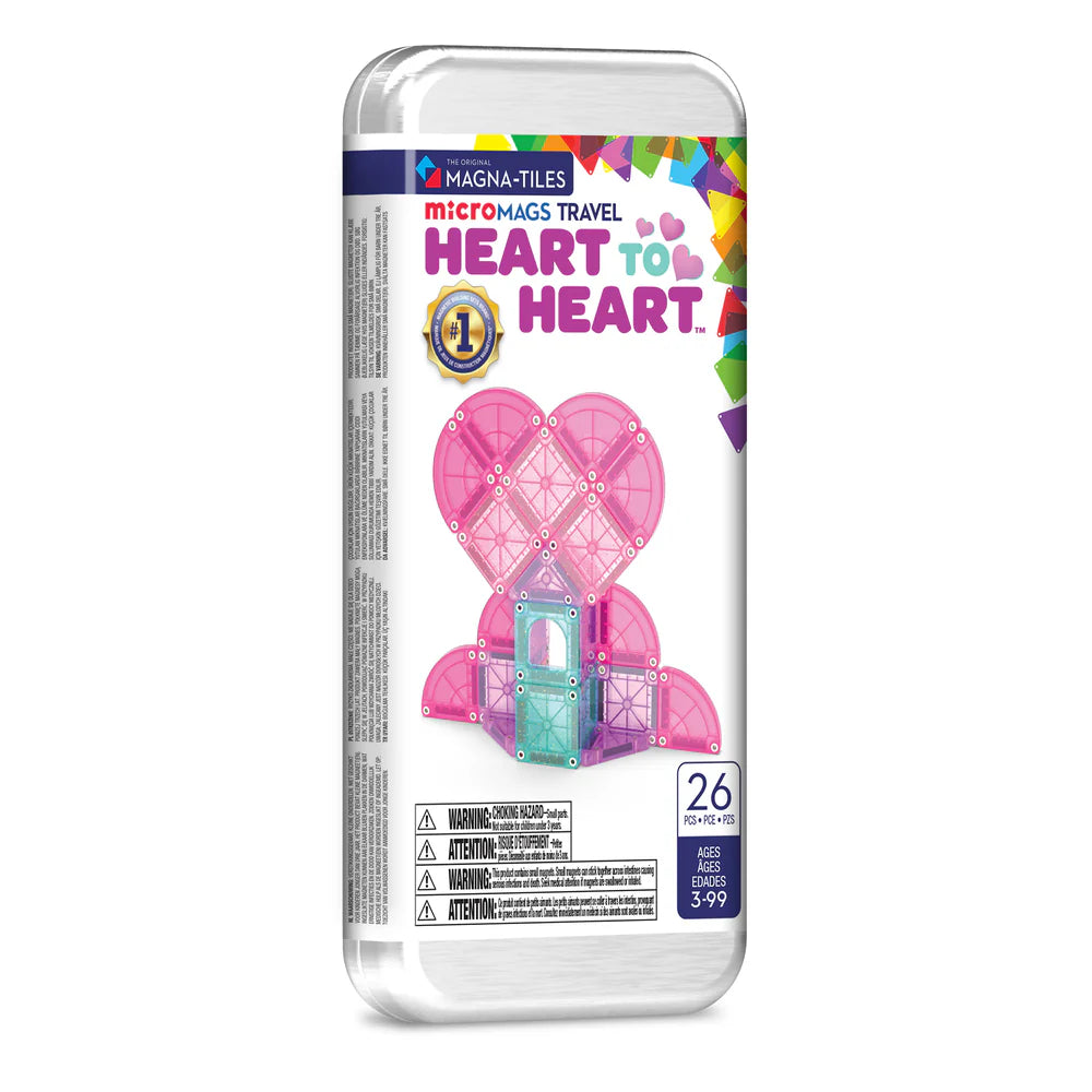 Magna-Tiles® Heart To Heart Micro Mags