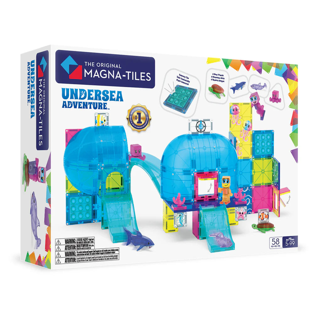 Magna-Tiles® Undersea Adventure 58 piece Set