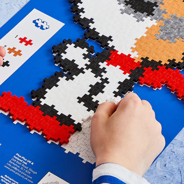 Plus-Plus Peanuts Flying Ace Puzzle By Number