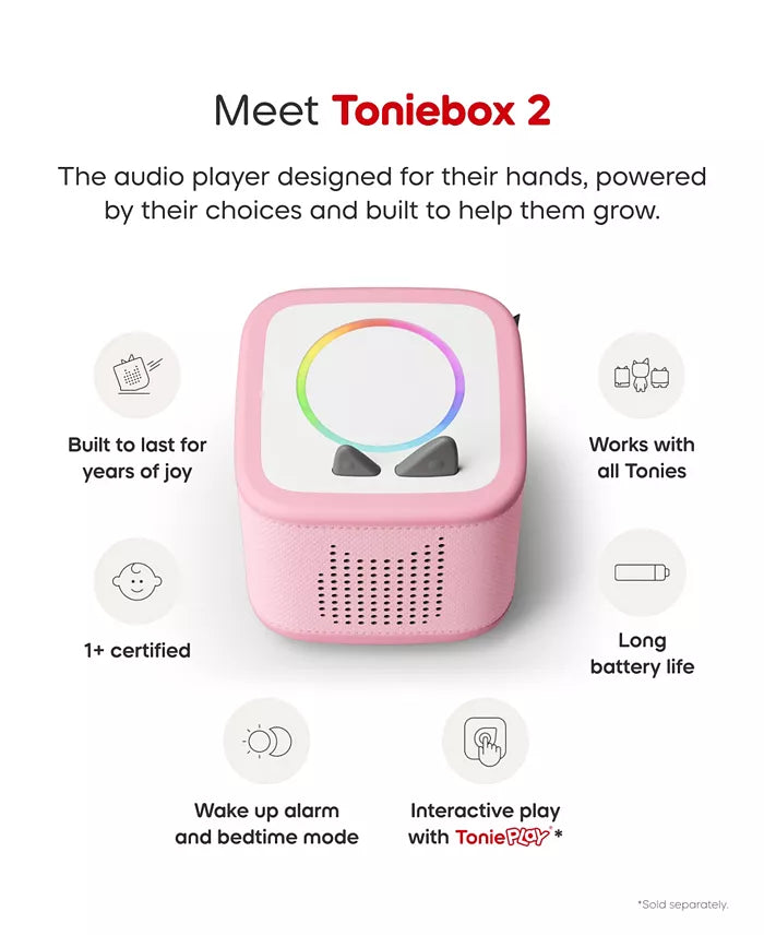 Toniebox 2 Starter Set Pink with Playtime Puppy