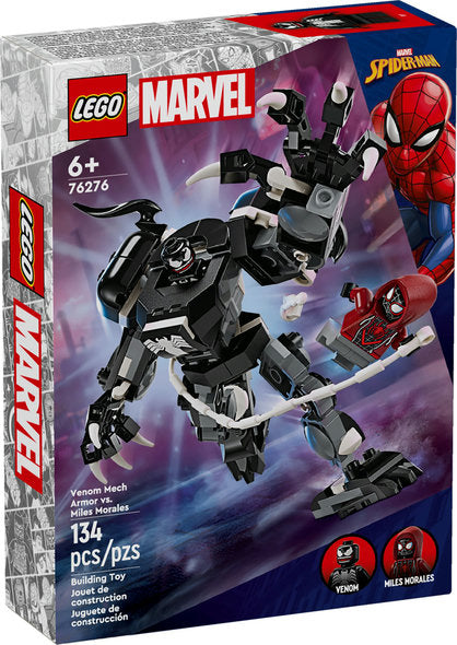 LEGO® Marvel Venom Mech Armor vs. Miles Morales