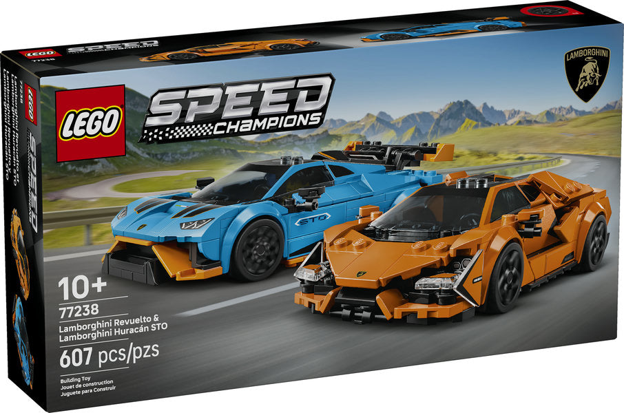LEGO® Speed Champions Lamborghini Revuelto & Huracán STO
