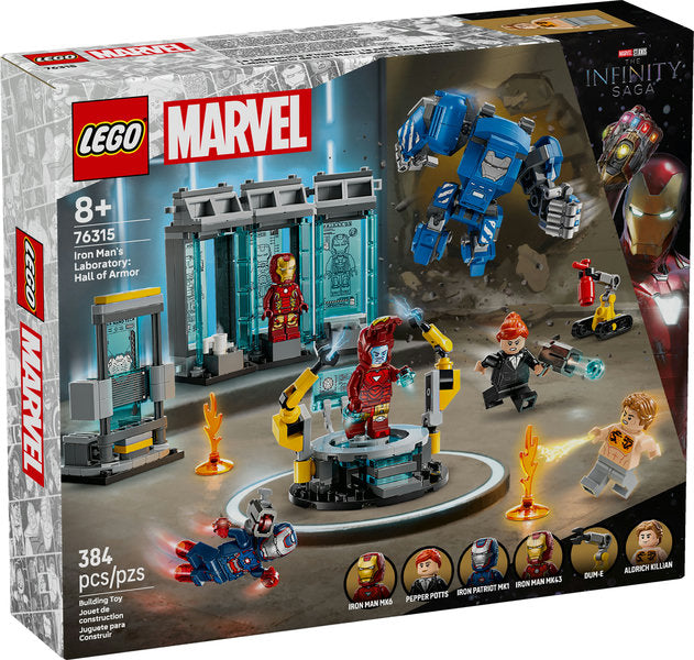LEGO® Marvel  Iron Man’s Laboratory: Hall of Armor