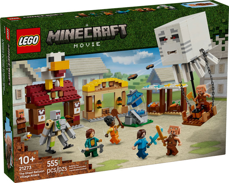 LEGO® Minecraft® Ghast Balloon Village Attack