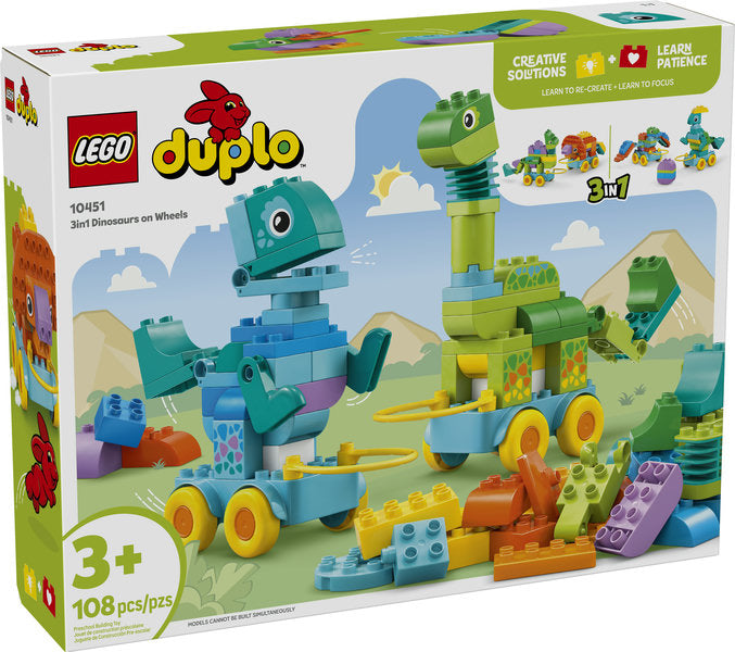 LEGO® DUPLO® 3In1 Dinosaurs On Wheels