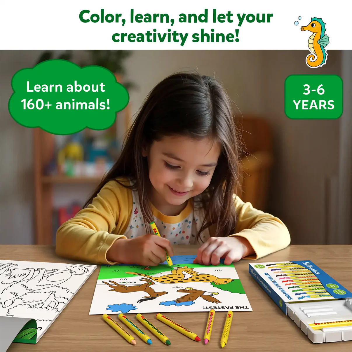 Color And Learn Animals