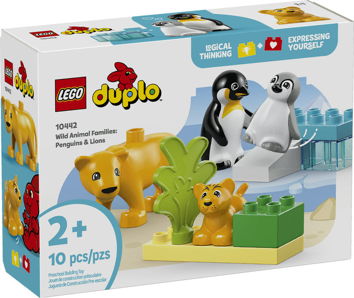 LEGO® DUPLO® Wild Animal Families: Penguins & Lions