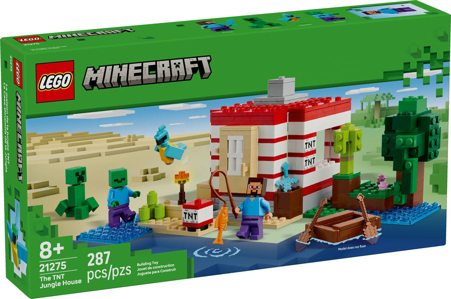 LEGO® Minecraft® TNT Jungle House
