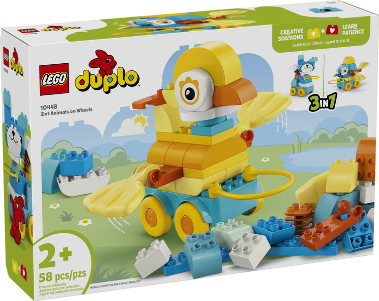 LEGO® DUPLO® 3 In 1 Animals On Wheels
