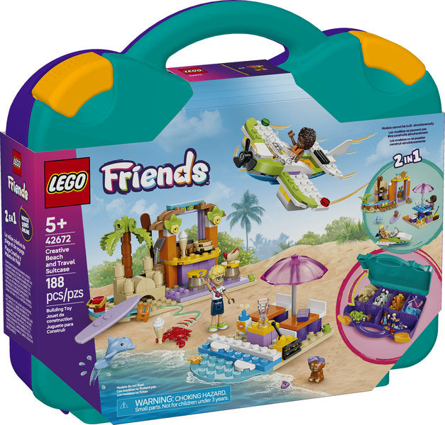 LEGO® Friends Creative Beach and Travel Suitcase