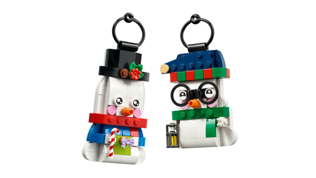 LEGO® Snowman Ornaments