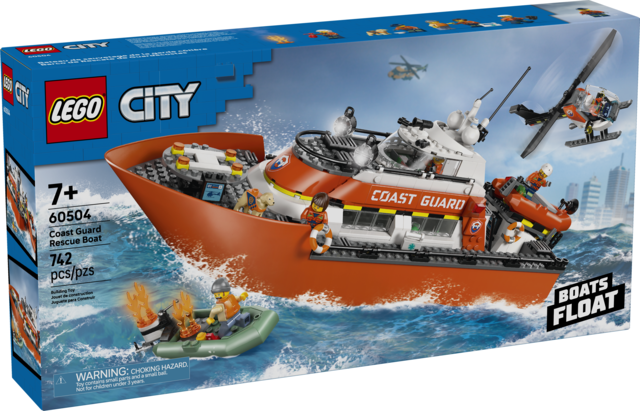LEGO® City Coast Guard Rescue Boat Helicopter