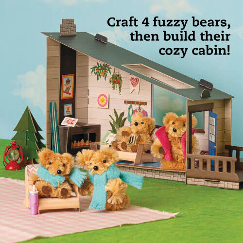 Klutz DIY Miniature Cozy Bear Cabin