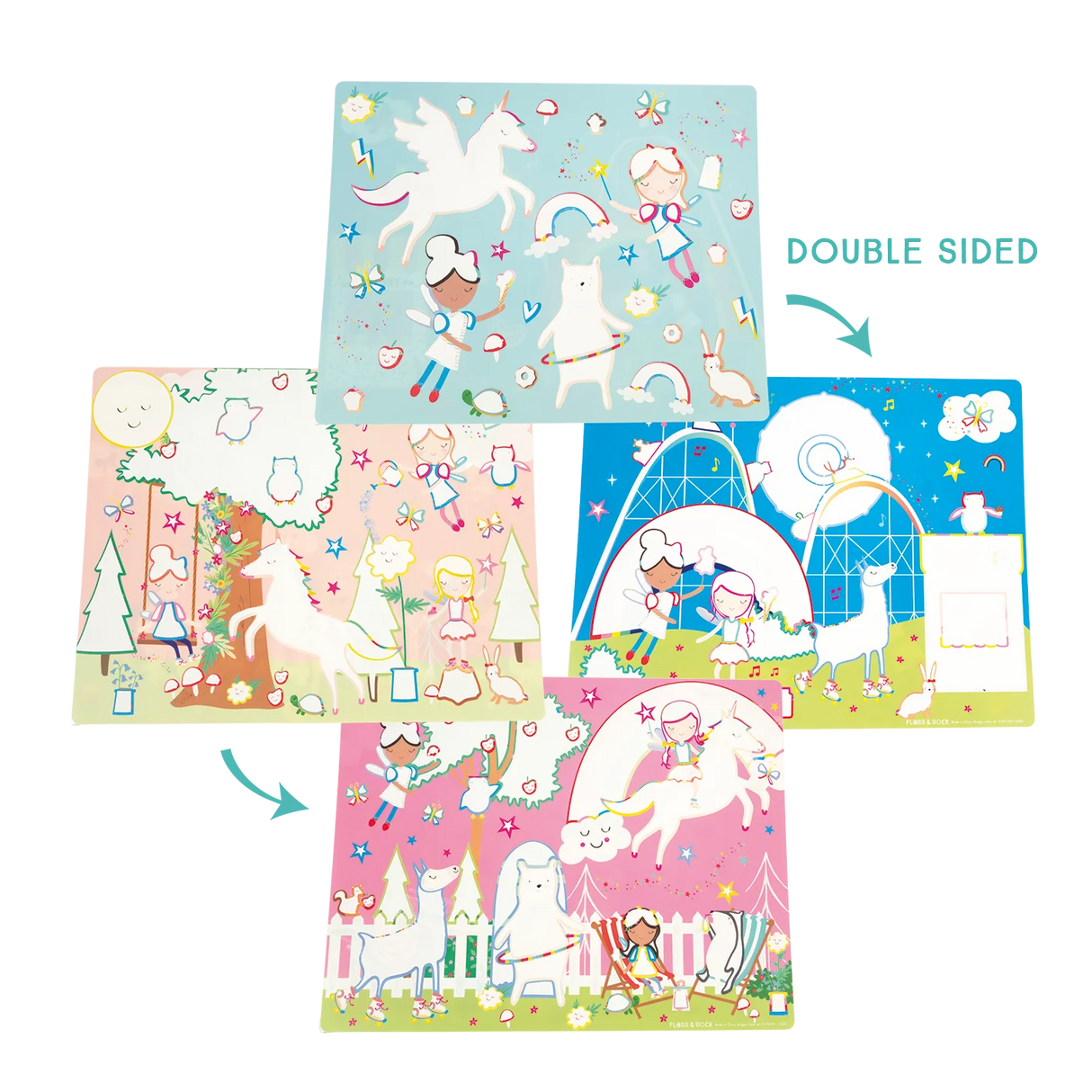 Magic Water Placemat Rainbow Fairy
