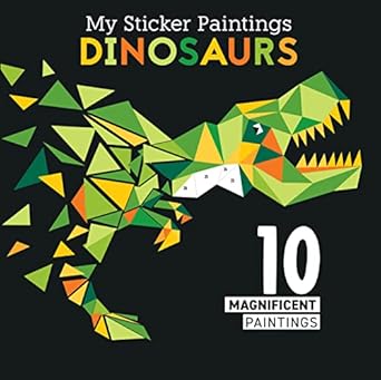 My Sticker Paintings Dinosaurs