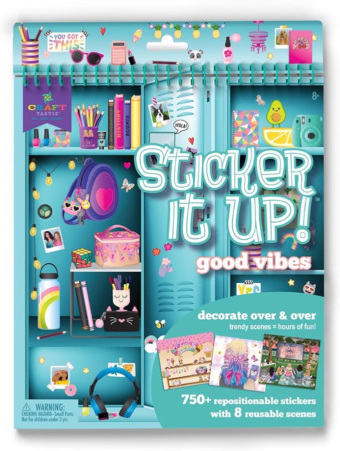 Craft-tastic Sticker It Up! Good Vibes