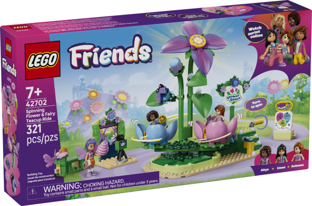 LEGO® Friends Spinning Flower & Fairy Teacup Ride