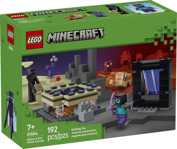 LEGO® Minecraft® Nether & End Portal Journey