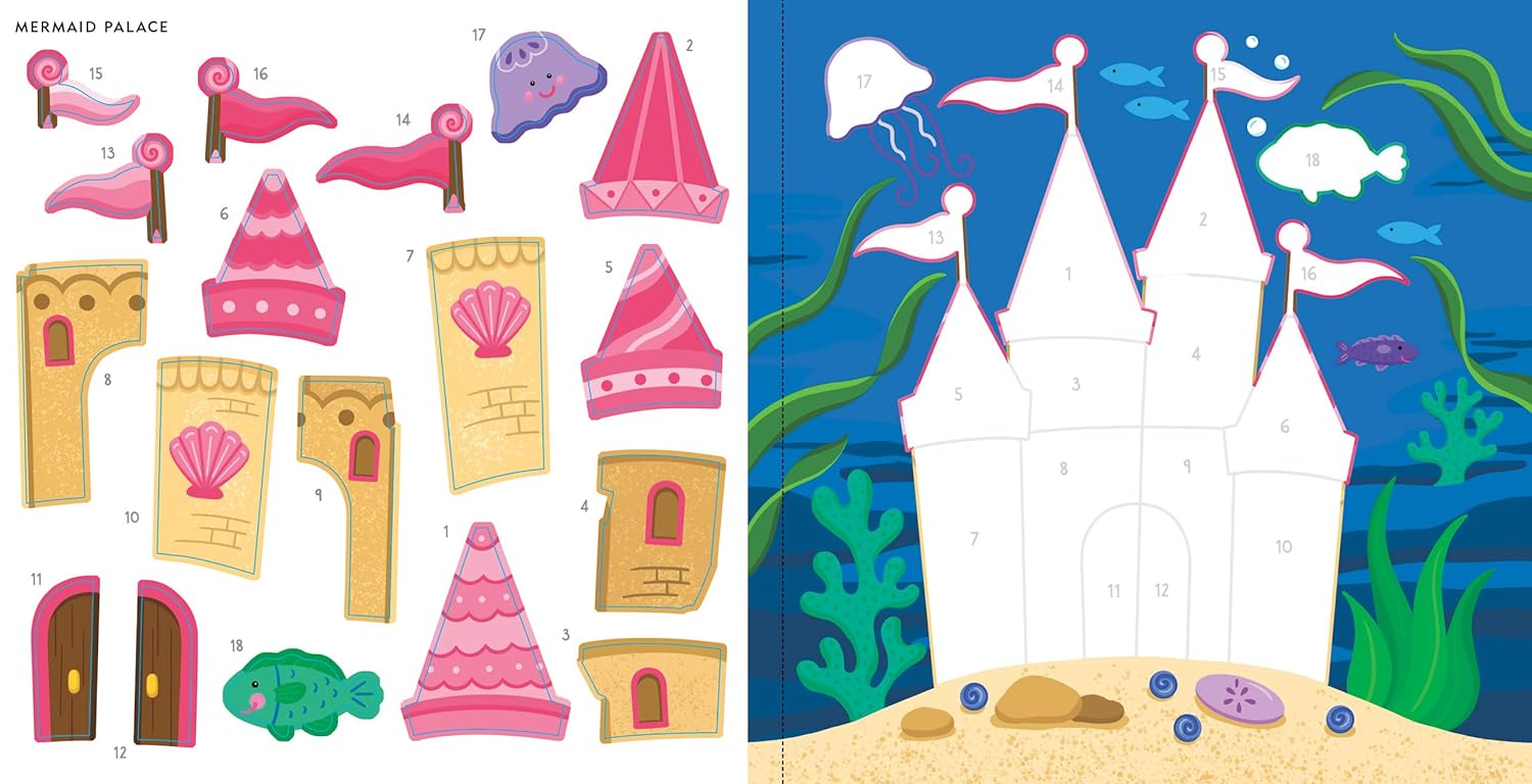My First Color-by-Sticker Mermaid and More