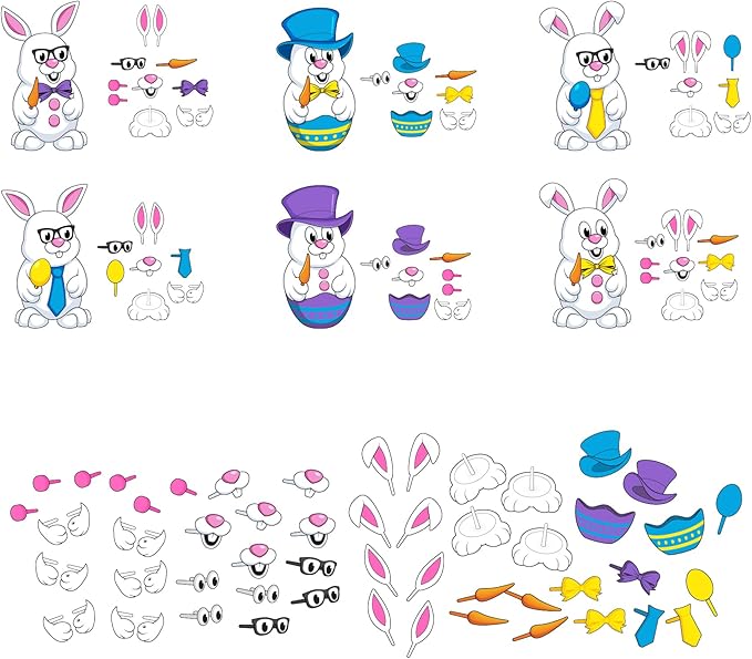 Party Bucket Bunnies Build Buddiez