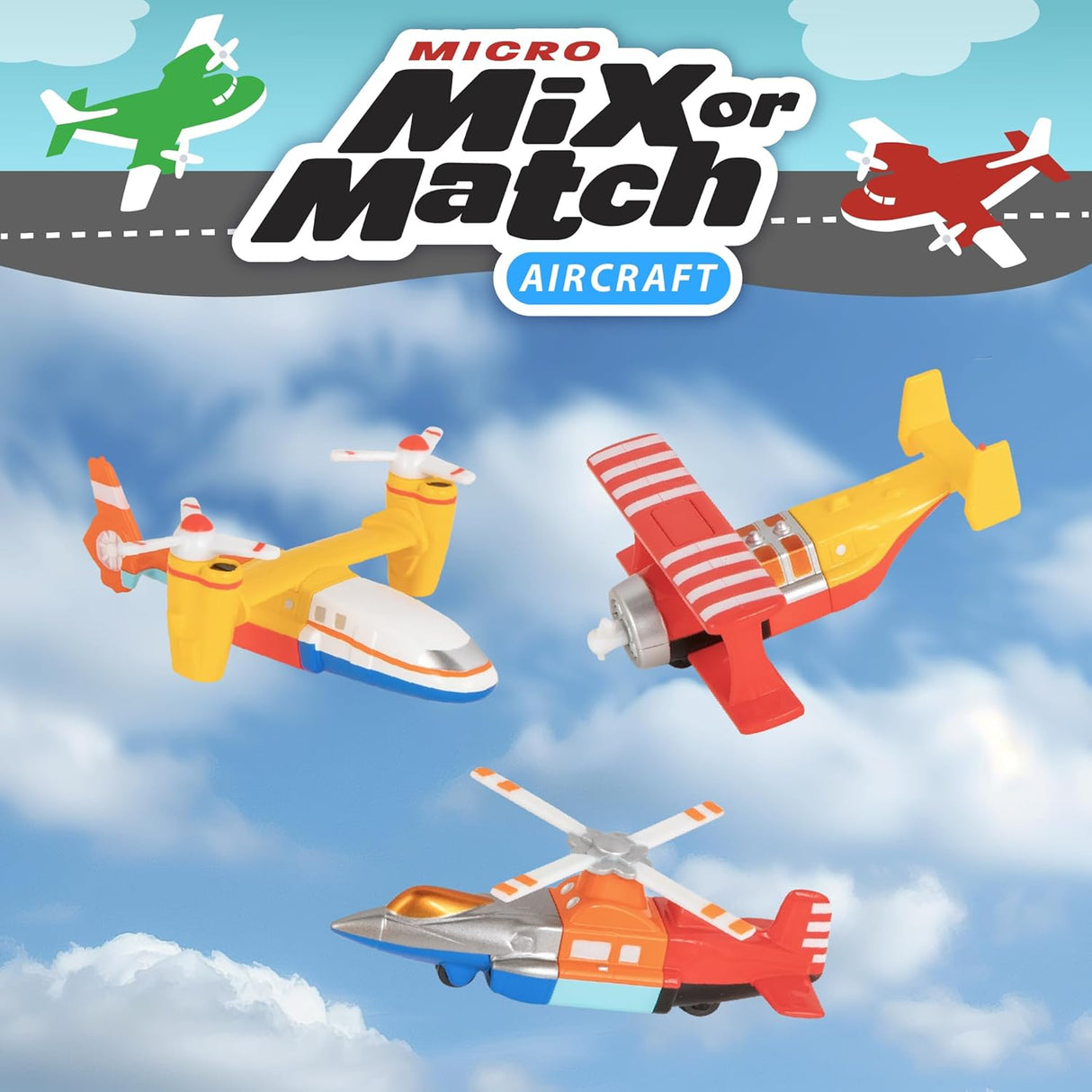 Micro Mix & Match Vehicles Aircraft