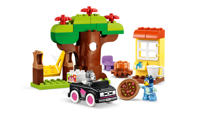 LEGO® DUPLO® Bluey Pizza Girls with Muffin and Bluey