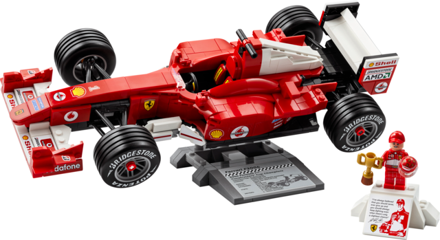 LEGO® Icons Ferrari F2004 & Michael Schumacher