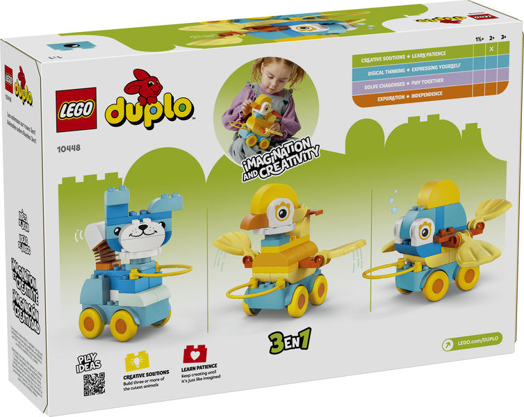 LEGO® DUPLO® 3 In 1 Animals On Wheels