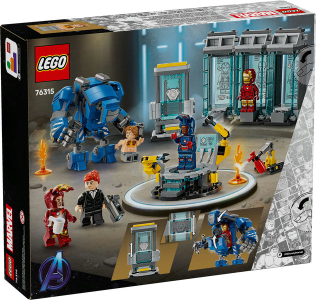 LEGO® Marvel  Iron Man’s Laboratory: Hall of Armor