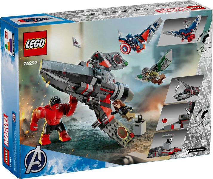 LEGO® Marvel Captain America vs. Red Hulk Battle