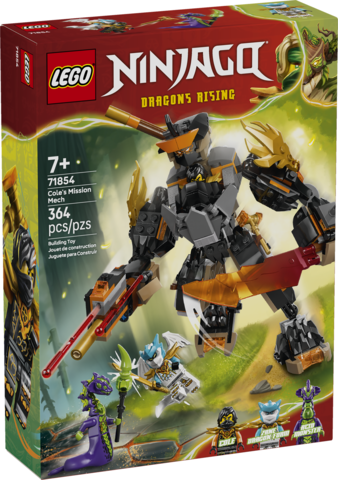 LEGO® NINJAGO® Cole's Mission Mech & Dragon Zane