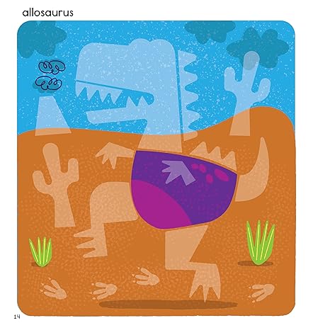 First Fun Sticker Painting Dinosaurs