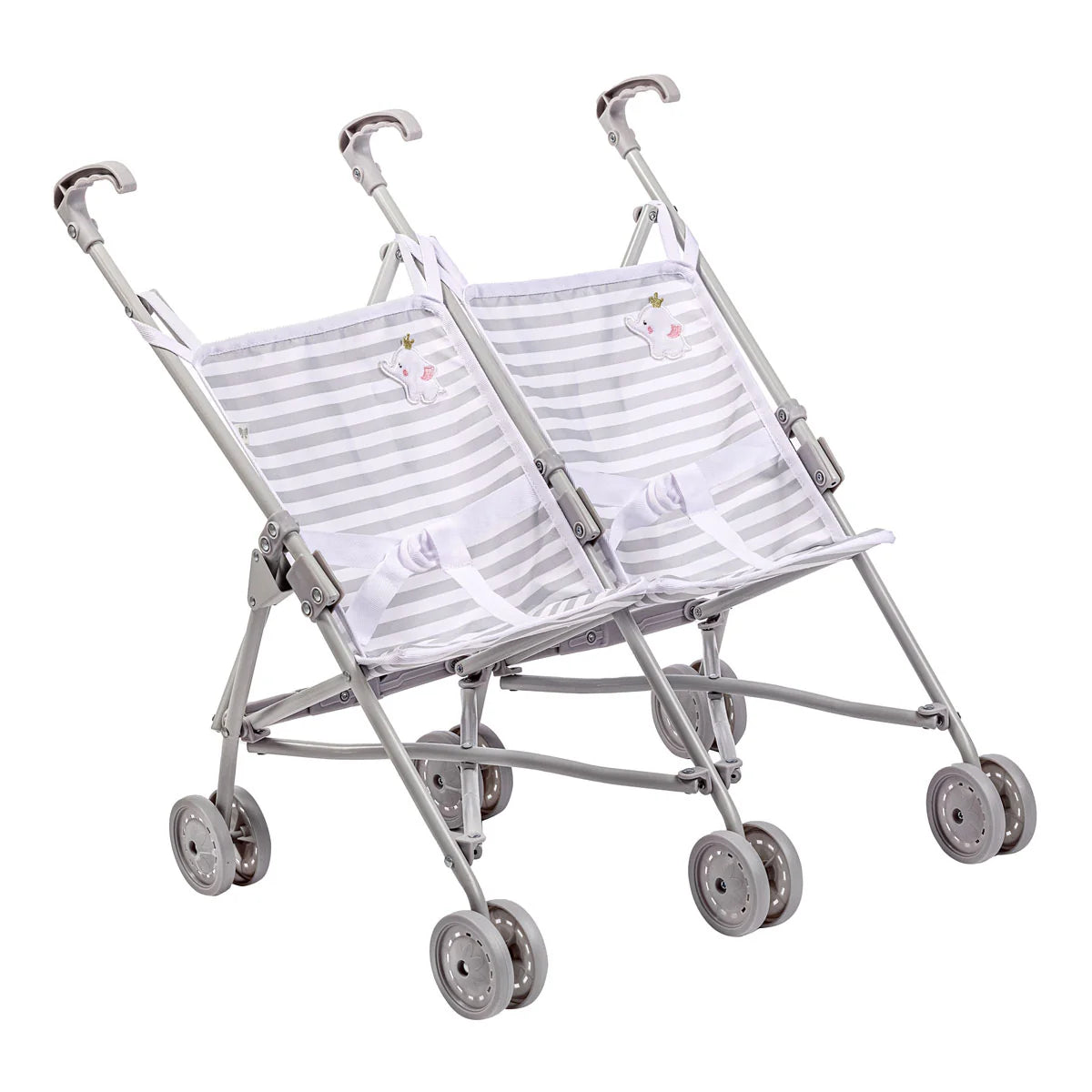 Twin Grey Folding Stroller