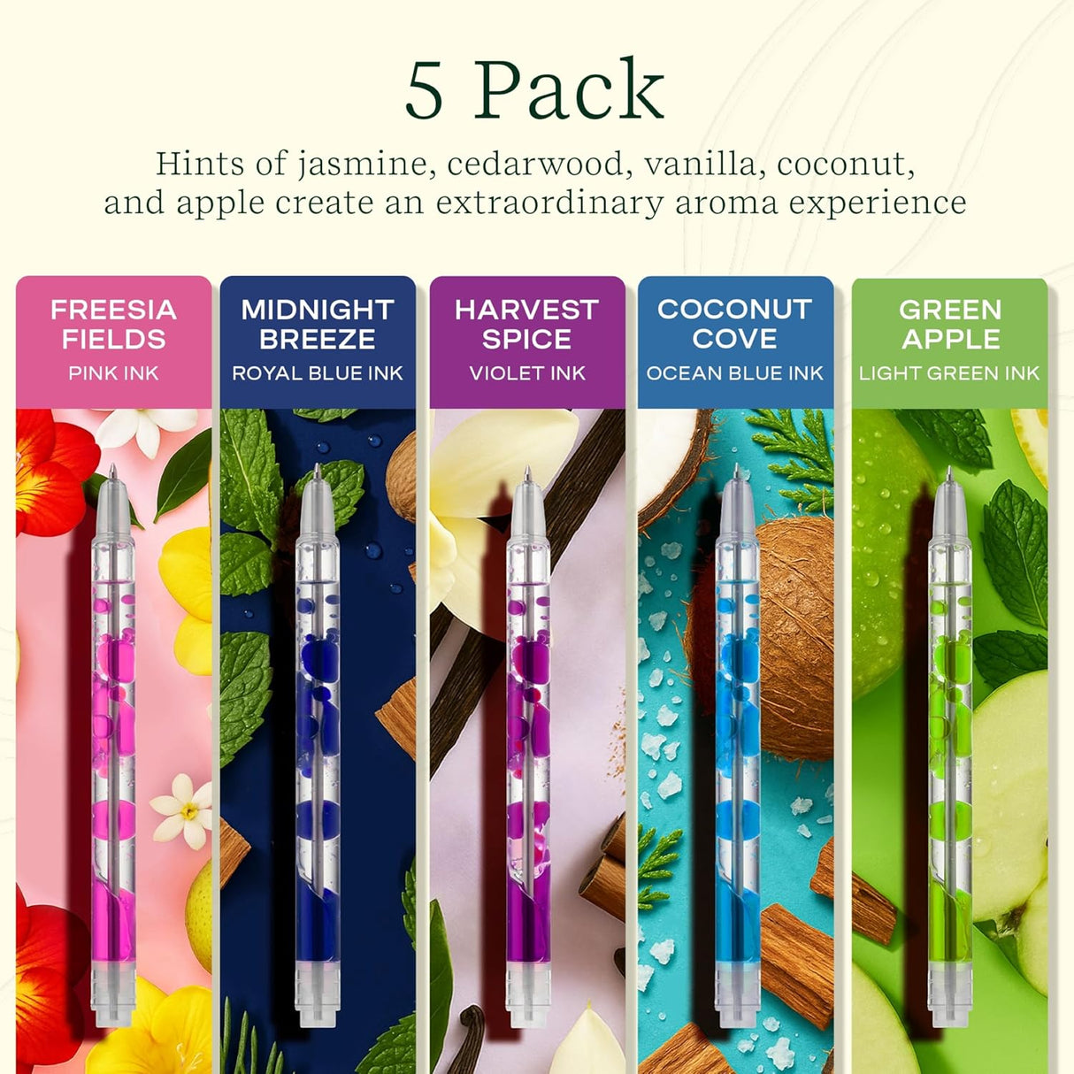 Lifelines Scented Lava Pens Brights 5 pack