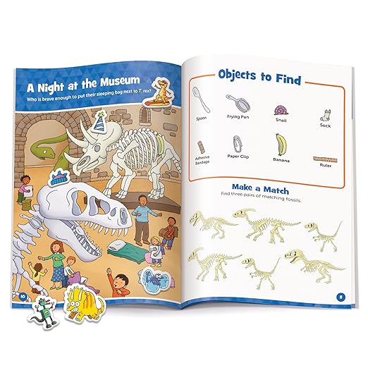 Highlights Hidden Pictures Dinosaur Puffy Stickers