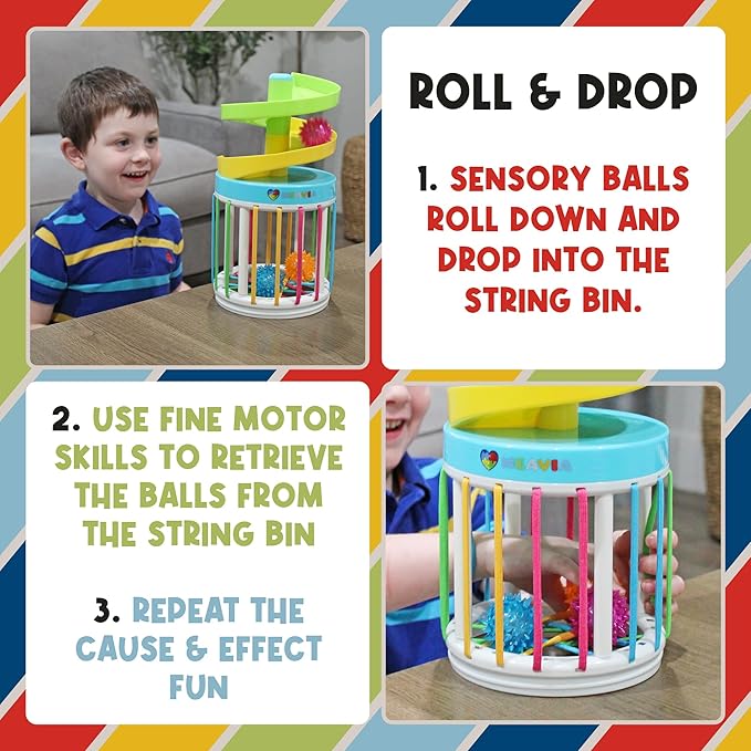 Roll And Drop 3 In 1 Sensory Toy
