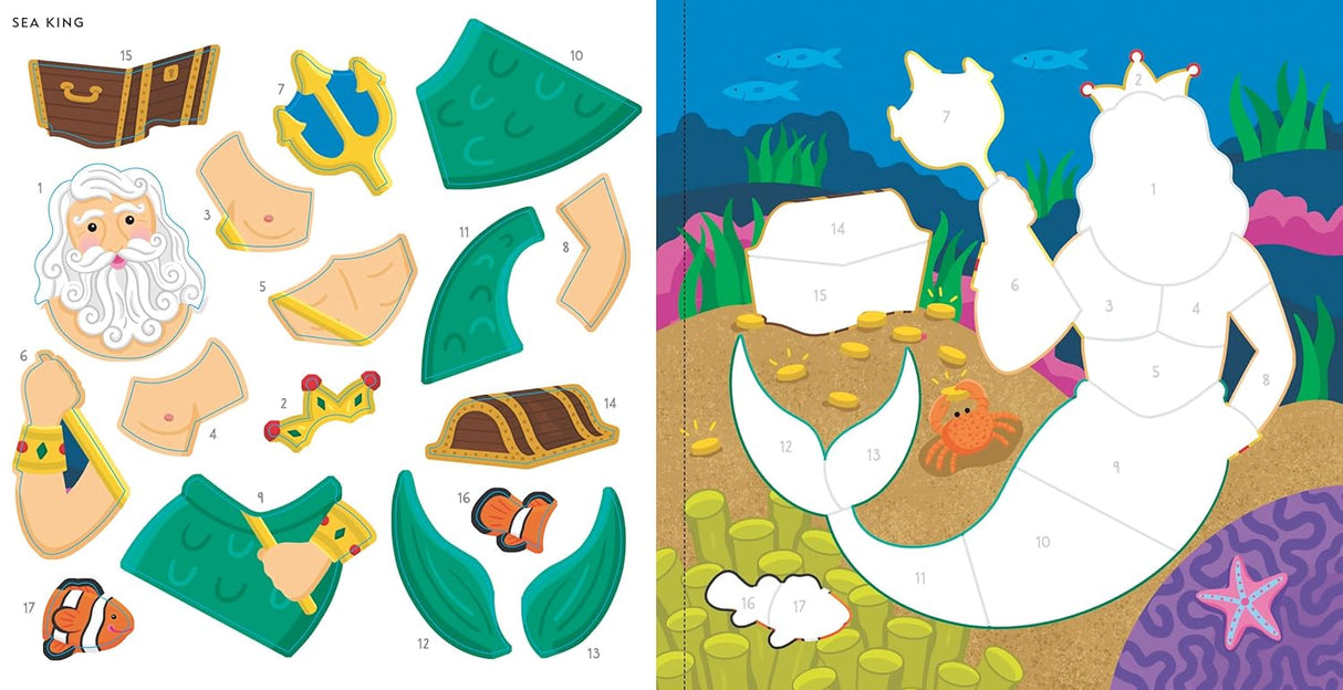 My First Color-by-Sticker Mermaid and More