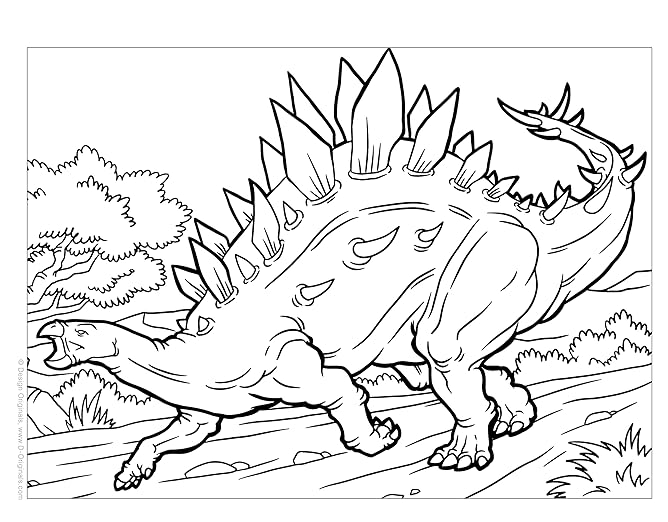 Dinosaurs Coloring Book