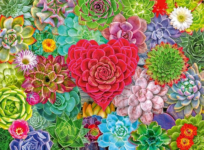 500 pc Succulent Love Puzzle