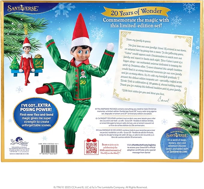 Elf On The Shelf Limited 20th Anniversary Edition