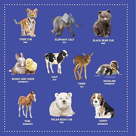 My Sticker Paintings Baby Animals