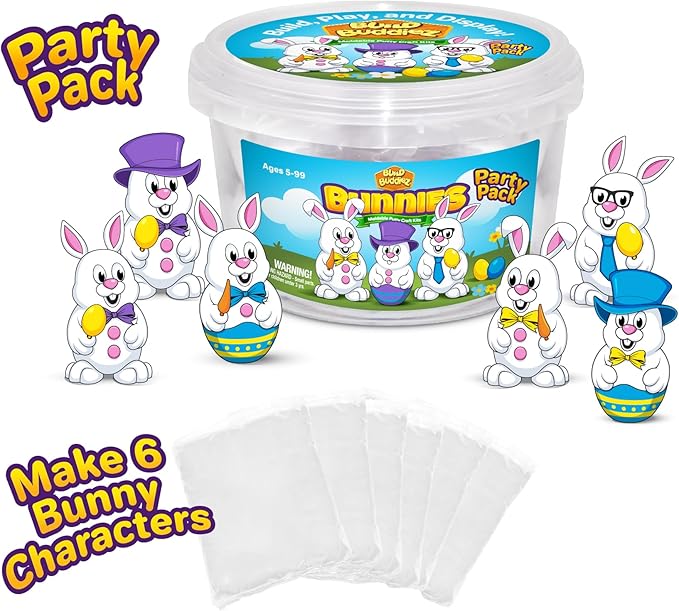 Party Bucket Bunnies Build Buddiez