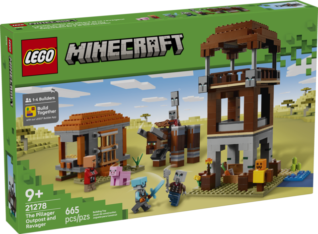 LEGO® Minecraft® The Pillager Outpost and Ravager