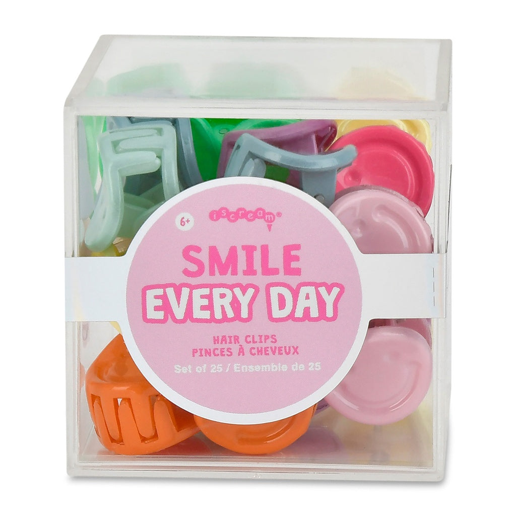 Mini Smile Hair Clips